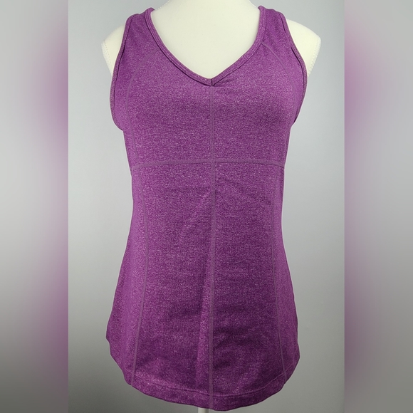 Athleta Tops - Athleta lavender warm autumn saltana strappy yoga gym tank top, Sz M (PTP 16 in)